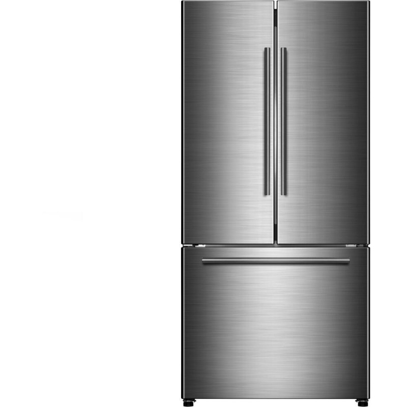 18 CF Galanz Stainless French Door Refrigerator
